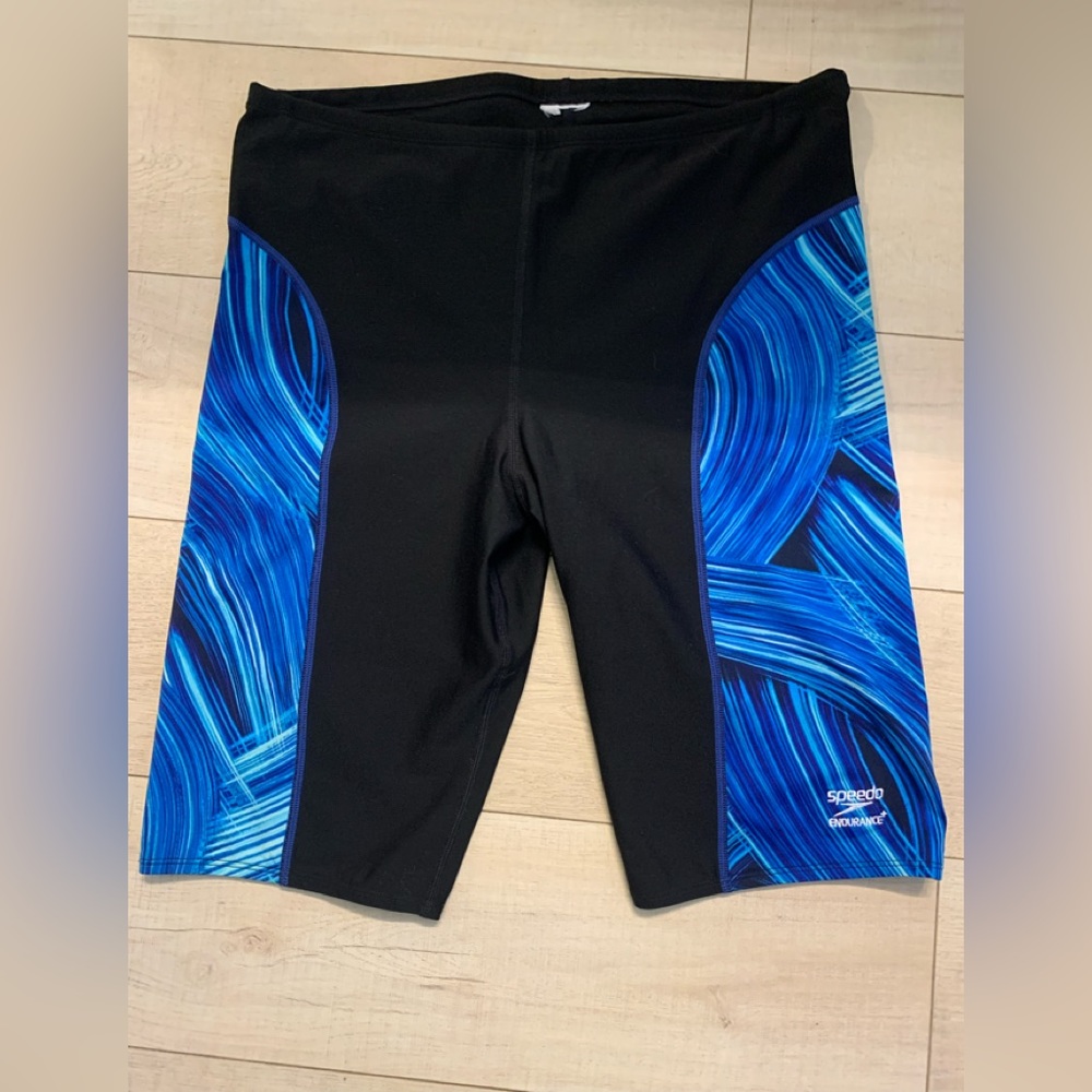 Speedo- 34 Jammers Endurance black blue print